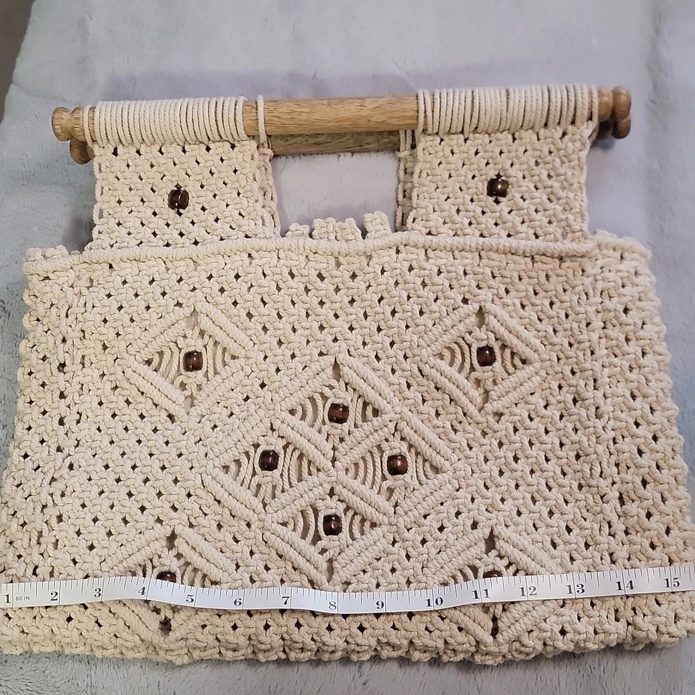🆕️ Virginia Wolf Sadie Macrame Bag - Picture 8 of 10